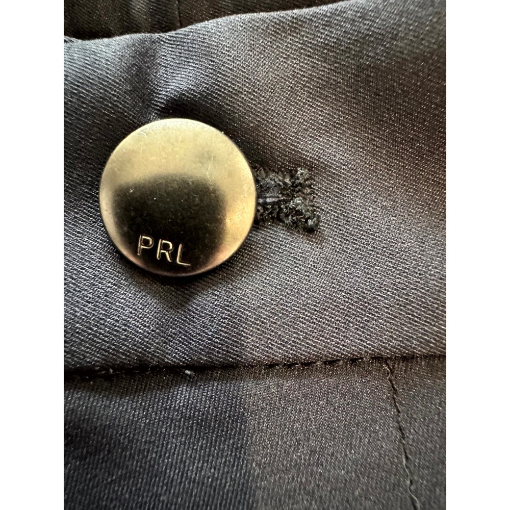 Polo Ralph Lauren Performance Tech Flat Front Pants Navy Blue Tailored 38x32 NEW - Picture 8 of 14